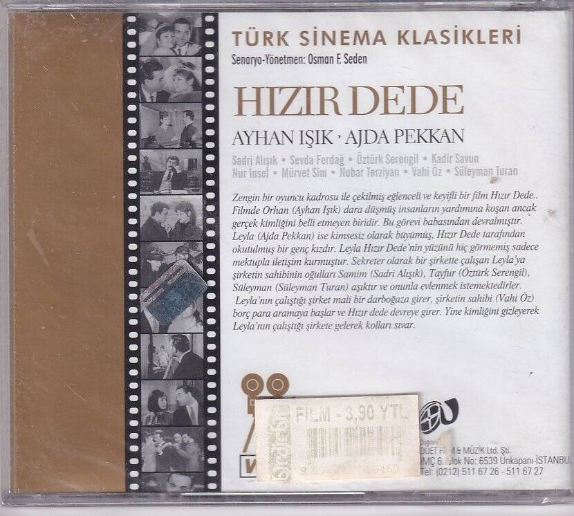 Türk Sinema Klasikleri - Hızır Dede Film VCD7241 - 2