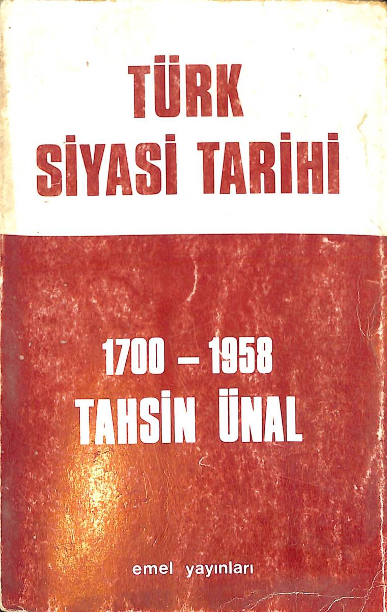 Türk Siyasi Tarihi (1700-1958) NDR96315 - 1