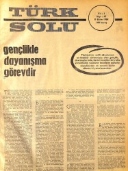 Türk Solu Dergisi 8 Ekim 1968 Sayı 47 - TİP Çankaya Kongresi - Çekoslovakya'nın Silahı NDR96230 - Gökçekoleksiyon