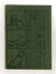 Türk Yavrusunun Mektep Defteri 1930'lu Yıllar Osmanlıca Yazılı Defter NDR101598 - 2