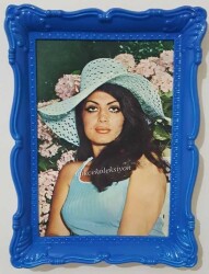 Türkan Şoray Çerçeveli Kartpostal KRT5745 - Gökçekoleksiyon