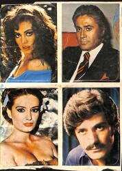 Türkan Şoray - Cüneyt Arkın - Müjde Ar - Kadir İnanır 4 Farklı Sticker AKS1739 - Gökçekoleksiyon