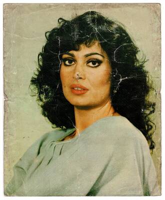 Türkan Şoray Orta Boy Kartpostal (Haliyle) KRT10931 - 1