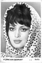 Türkan Şoray Orta Boy Kartpostal KRT18657 - Gökçekoleksiyon
