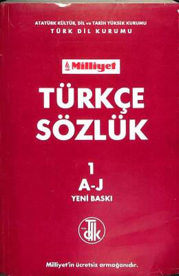 Türkçe Sözlük 1 A-J KTP2075 - 1