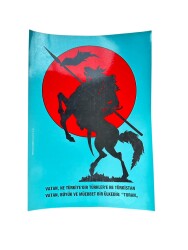 Türkçü Büyük Boy Kartpostal (35X50 cm) KRT23761 - Gökçekoleksiyon