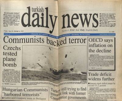 Turkish Daily News - 29 June 1990 - Communists Backed Terror GZ122609 - 1