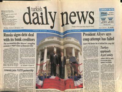 Turkish Daily News - 6 October 1994 - Russia Signs Debt Deal With It Bank Creditors GZ122611 - 1