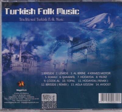 Turkish Folk Music (Sıfır Ürün) CD Müzik CD1026 - 2