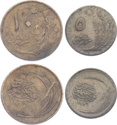 Türkiye 1926 Yılı 5/10 Kuruş Takım (2 Adet) TCM3121 - Gökçekoleksiyon