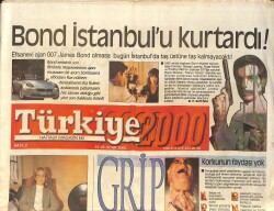 Türkiye 2000 Gazetesi 22-28 Ocak 2000 - Lale Manço: Barış'ın Adını Kirletmeyin - Grup Grup Fenerbahçe GZ3338 - Gökçekoleksiyon