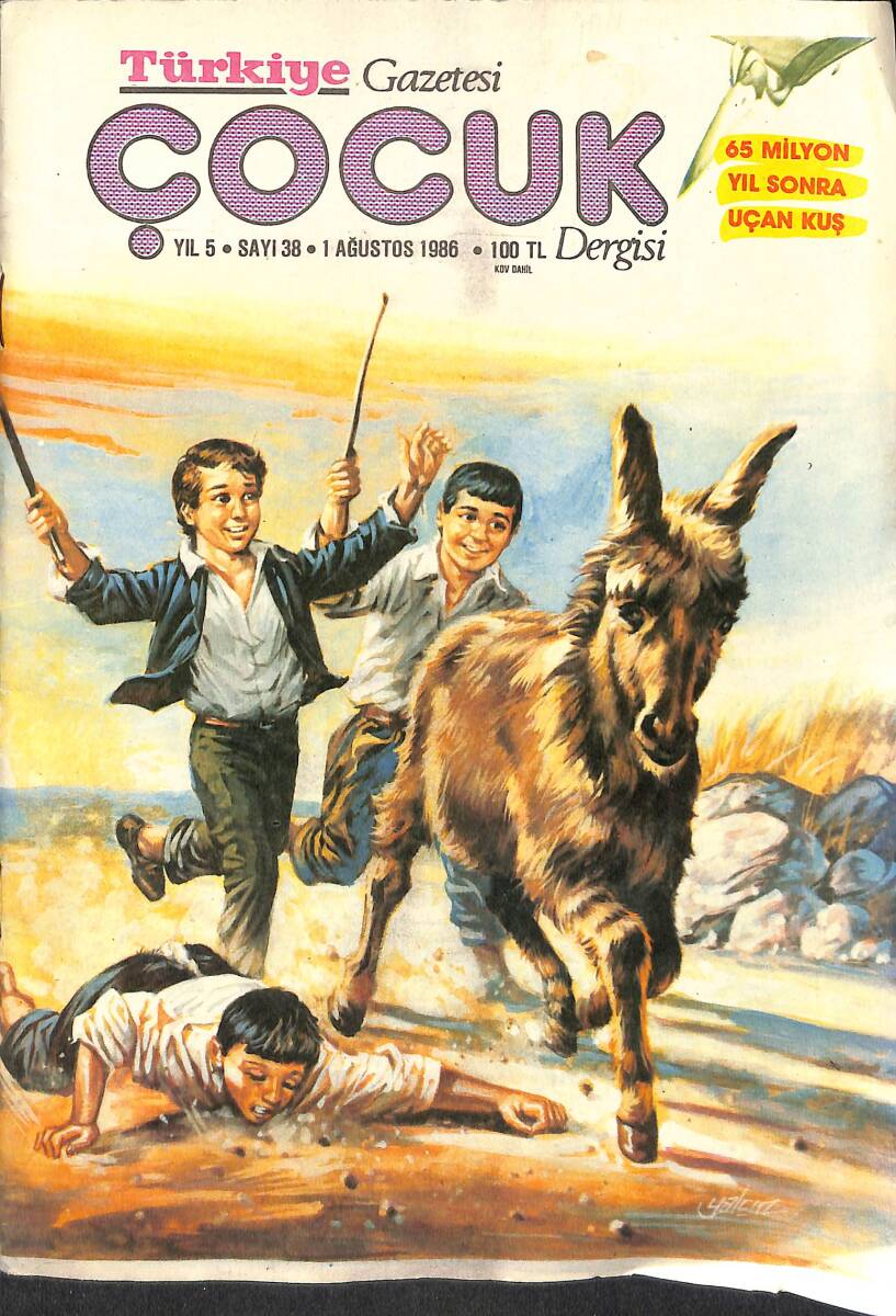 Türkiye Çocuk Dergisi Sayı : 38 / 1 Ağustos 1986 NDR89010 - 1