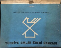 Türkiye Emlak Kredi Bankası 1971 Yılı Büyük Boy Duvar Takvimi (Bütün Aylar Mevcuttur) NDR67162 - 1