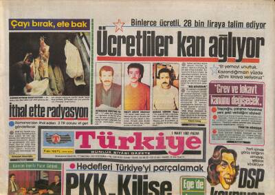 Türkiye Gazetesi 1 Mart 1987 - Renaulta 2. Defa Zam - Kâmran İranla Pazar Sohbeti GZ118630 - 1
