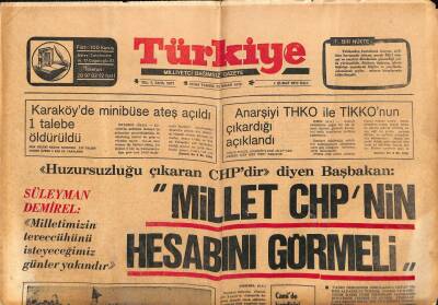 Türkiye Gazetesi 1 Şubat 1977 - Samsunda 5400 Ton Kapasiteli Soğuk Hava Tesisleri Kurulacak GZ87122 - 1
