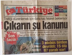 Türkiye Gazetesi 10 Eylül 1996 - Siviller Kaçıyor Kuzey Iraktan Göç Bu Defa İrana Doğru GZ11700 - 1