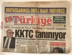 Türkiye Gazetesi 12 Temmuz 1997 - Trilyonluk Operasyon GZ7225 - 2