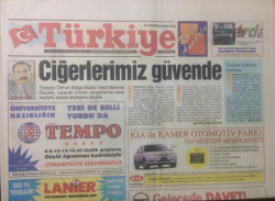 Türkiye Gazetesi 13 Haziran 2000 - Ciğerlerimiz Güvende - GZ12975 - 2
