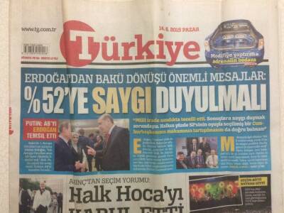 Türkiye Gazetesi 14 Haziran 2015 - Sinan Akçıl Besteleri Ve Albümleriyle Dillerde GZ29347 - 1