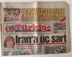 Türkiye Gazetesi 15 Eylül 1996 - Dışişleri Bakanı Ve Başbakan Yardımcısı Çiller, İrandan Terör Konusunda Yardımcı Olmasını İstedi GZ11704 - 2