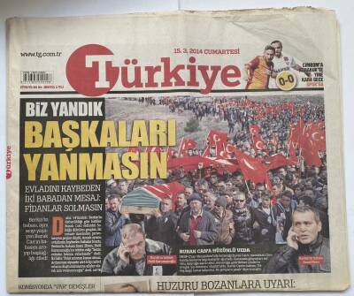 Türkiye Gazetesi 15 Mart 2014 - Hızlı Tren İlk Defa İstanbulda GZ60202 - 1