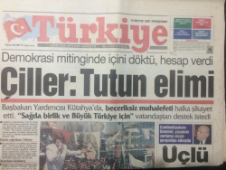 Türkiye Gazetesi 15 Mayıs 1997 - ÇillerTutun Elimi - GZ15048 - 1