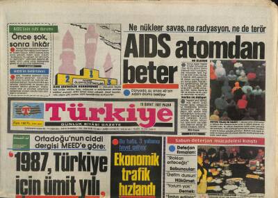 Türkiye Gazetesi 15 Şubat 1987 - Ekonomik Trafik Hızlandı - Sabun-Deterjan Mücadelesi Kızıştı GZ118611 - 1