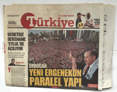 Türkiye Gazetesi 16 Mart 2014 - Körfez Köprüsü Suya Bastı GZ5695 - 2