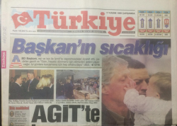 Türkiye Gazetesi 17 Kasım 1999 - Clinton- Erkan Zirvesi - GZ12970 - 2