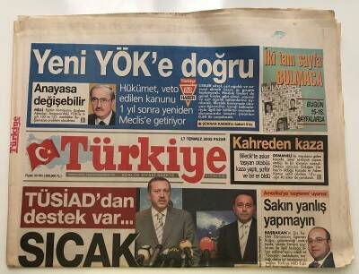 Türkiye Gazetesi 17 Temmuz 2005-Tüsiaddan Destek Var-GZ8745 - 1