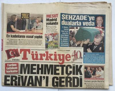 Türkiye Gazetesi 18 Temmuz 2010 - Tarihin En Sıcak Altı Ayı Yaşandı! GZ60218 - 1