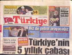 Türkiye Gazetesi 19 Ekim 2011 - Trabzonspor Rusya'da Buz Kesti - Galatasaray'ın Eski Başkanı Faruk Süren Gözaltına Alındı GZ158645 - Gökçekoleksiyon