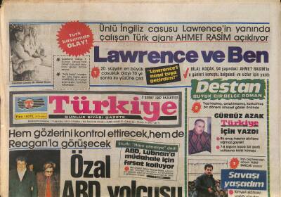 Türkiye Gazetesi 2 Şubat 1987 - Özel Sektörden Diyalog Çağrısı - Özal ABD Yolcusu GZ118682 - 1