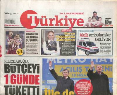 Türkiye Gazetesi 20 Nisan 2015 - Libya Açıklarında Tarihin En Büyük Göçmen Faciası Yaşandı ! 700 Ölü GZ113339 - 1
