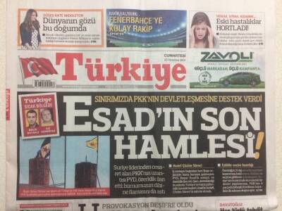 Türkiye Gazetesi 20 Temmuz 2013 - Esadın Son Hamlesi GZ29340 - 1