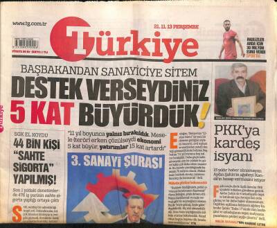 Türkiye Gazetesi 21 Aralık 2013 - Canan Karatay Dolandırmak İçin Eğitim Şart Değil ! GZ81242 - 1