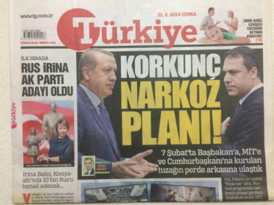 Türkiye Gazetesi 21 Şubat 2014 - Göklerdeki Gözümüz İş Başında GZ27959 - 1