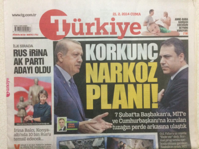 Türkiye Gazetesi 21 Şubat 2014 - Korkunç Narkoz Planı GZ27957 - 1