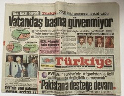 Türkiye Gazetesi 22 Ağustos 1988 - Burundide 24 Bin Kişi Öldürüldü GZ62701 - 2