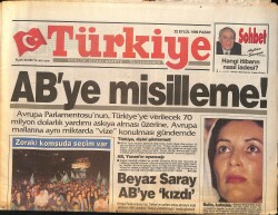 Türkiye Gazetesi 22 Eylül 1996 - TGRT Ratingleri Değiştiriyor - Orhan Gencebay , TGRT İçin Hazırladığı Programının İlk Bölümünü Tır Şoförüyle Çekti GZ155537 - 1