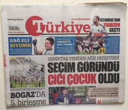 Türkiye Gazetesi 23 Ağustos 2015 -3 Köprü Ve Marmaraydan Sonra Avrasya Boğazda 5. Buluşma GZ6548 - 2