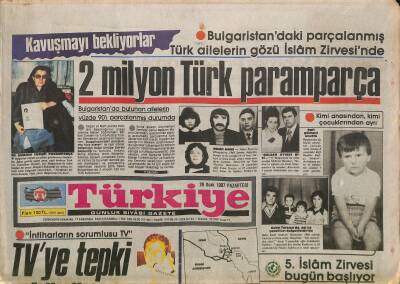 Türkiye Gazetesi 26 Ocak 1987 - Ali Kent İtiraf Etti Suriyenin Gözü Askeri Üslerde GZ118665 - 1