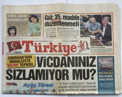 Türkiye Gazetesi 26 Temmuz 2010 - Avustralyalılar Türkiyeye Eğitime Geldi GZ60216 - 1
