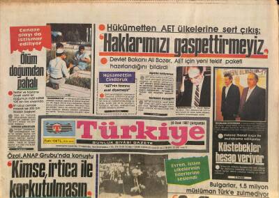 Türkiye Gazetesi 28 Ocak 1987 - Filipinlerde Darbe Teşebbüsü - Evren , İslâm Ülkelerinin Liderlerine Seslendi GZ118676 - 1