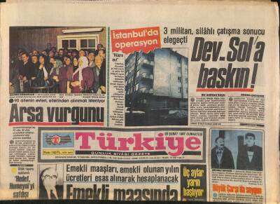 Türkiye Gazetesi 28 Şubat 1987 - Kıbrısta Ekonomik Zirve - Ermenilerde Siyasi Saldırı Hazırlığı GZ118647 - 1