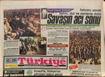 Türkiye Gazetesi 29 Ocak 1987 - Türk Deterjanlarına KKTCden İthal Yasağı - Suriye-Bulgar Elele GZ118675 - 1