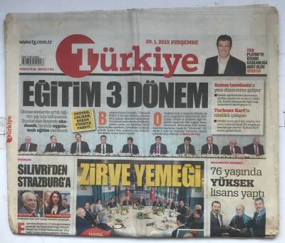 Türkiye Gazetesi 29 Ocak 2015 - 76 Yaşında Yüksek Lisans Yaptı GZ7147 - 1