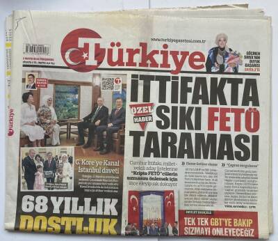 Türkiye Gazetesi 3 Mayıs 2018 - Nikahlanan Alişana Mahalle Baskısı GZ60209 - 1