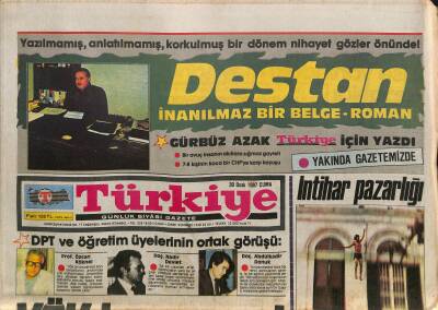 Türkiye Gazetesi 30 Ocak 1987 - DPT Ve Öğretim Üyelerinin Ortak Görüşü - TBMM Tatile Girdi GZ118674 - 1