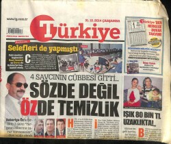 Türkiye Gazetesi 31 Aralık 2014 - 4 Savcının Cübbesi Gitti GZ101365 - 1